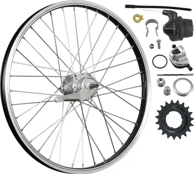 Produktbild von 20 Zoll Hinterrad Aluminiumfelge Shimano Nexus Inter-3 Nabenschaltung Rücktritt schwarz