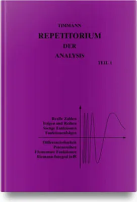 Produktbild von Repetitorium der Analysis, Teil 1