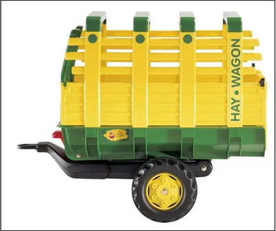 Obrázok produktu pre Rolly Toys príves na šliapací traktor, sklápací príves, nakladač s výklopnou korbou