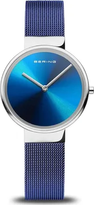 Produktbild von Bering Damen Uhr Armbanduhr Classic Aurora - 19031-307 Meshband