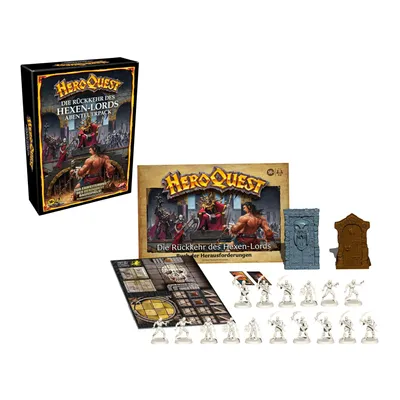 Produktbild von Hasbro Gaming Avalon Hill HeroQuest Return of the Witch Lord Quest Pack, Brettspiel-Erweiterung, Reisen/Abenteuer, 14 Jahr(e)
