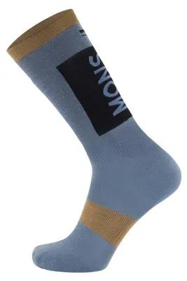 Zdjęcie produktu dla Skarpety śnieżne Mons Royale Atlas Merino w kolorze GOBLIN BLUE, rozmiar M