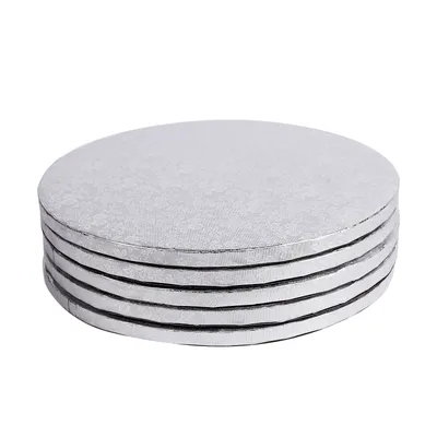 Produktbild von Miss Bakery’s House Cake Drum - 12 mm dick - Ø 25 cm - Silber - 5 Stück