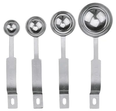 Immagine prodotto di Solidchoice - Set di misurini da cucina, 4 pezzi, in acciaio inossidabile