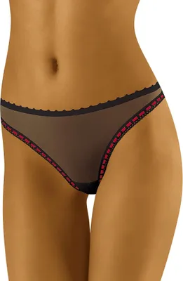 Produktbild von Wolbar String Dame Dessous Borte WB307, Schwarz, S