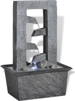 Immagine prodotto di The Living Store Fontana da interno con luce LED in poliresina