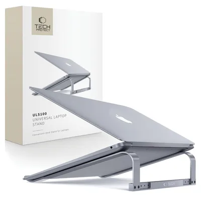 Produktbild von Tech-Protect Uls100 Universal-Laptop-Ständer Grau