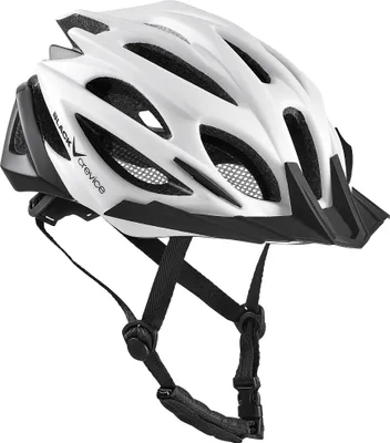 Obrázok produktu pre BLACK CREVICE - Dámska/pánska prilba na MTB a bicykel | Farba: biela/čierna | Veľkosť: S/M (54-58 cm)