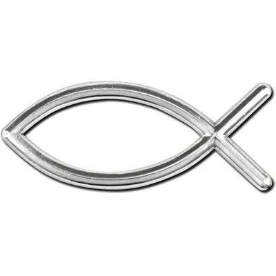 Image de Poisson décoratif argenté 30x12mm 15 pièces