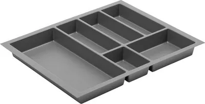 Produktbild von Famanu Besteckorganizer Kunststoff anthrazit - 540 x 472 mm