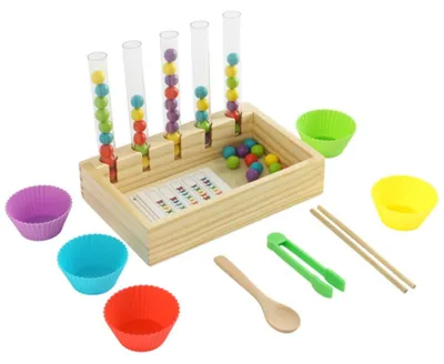Produktbild von Holzspielzeug zum Sortieren und Zählen
