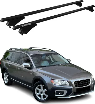 Obrázok produktu pre Menabo strešný nosič pre Volvo XC70 mk3 2007-2016 75kg hliníková čierna 2 ks