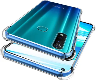 Produktbild von VIVO Z5X Hülle, LaimTop Crystal Transparent Weich TPU Bumper Stoßfest Fallschutz Schutzhülle für VIVO Z5X