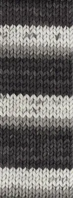 Produktbild von Lana Grossa - Wakame Print 0106 silbergrau mittelgrau dunkelgrau