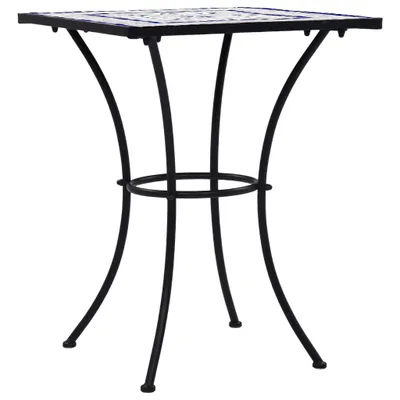 Produktbild von vidaXL Mosaik-Bistrotisch Blau und Weiß 60 cm Keramik
