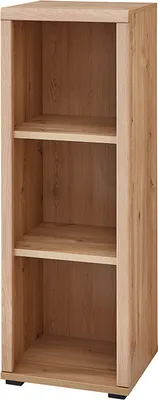 Produktbild von Aktenregal 44cm, 124cm hoch, Altesche gebürstet, teilmassiv, SARINA-36