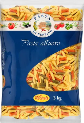 Produktbild von Recheis Peppino Penne Tricolore 3000g