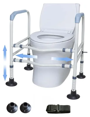 Produktbild von Solidchoice – Toilettenstütze mit verstellbarer Höhe und Griffen