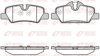 Produktbild von REMSA Bremsbeläge Satz Hinten Bremsklötze für MINI Schrägheck (F56) 1600.00
