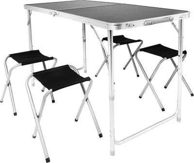 Produktbild von Multifunktionale Campingtafel in Höhe Verstellbarer Design
