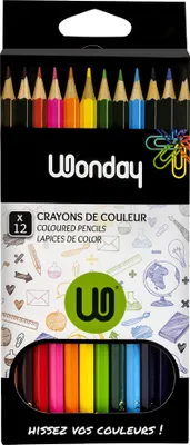 Produktbild von Wonday Buntstifte 12er Kartonetui