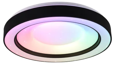 Produktbild von Reality LED Deckenleuchte Arco schwarz matt, Fernbedienung