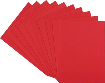 Produktbild von VBS Moosgummi, 2 mm, 40 x 30 cm, 10 Stück Rot
