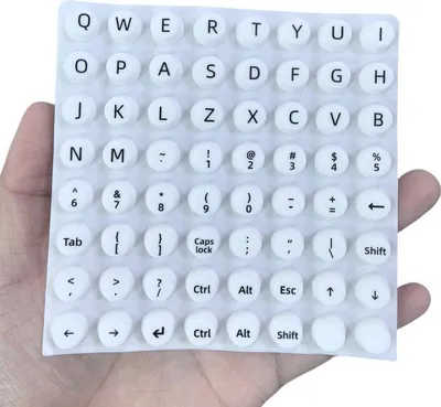 Productafbeelding van INF Beschermende stickers voor nagellak, PVC, 12 cm x 7,5 cm, 1 set