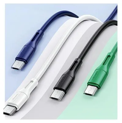 Immagine prodotto di Cavo Usams U68 Microusb 2A Carica Rapida 1M Verde/Verde Sj502Usb04 (Us-Sj502)