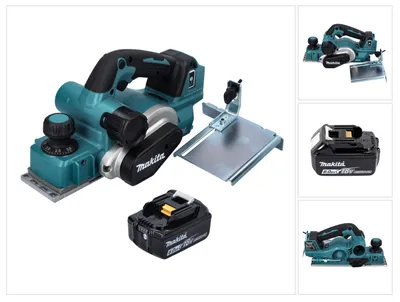 Produktbild von Makita DKP 181 G1 Akku Hobel Falzhobel 82 mm 18 V Brushless + 1x Akku 6,0 Ah - ohne Ladegerät