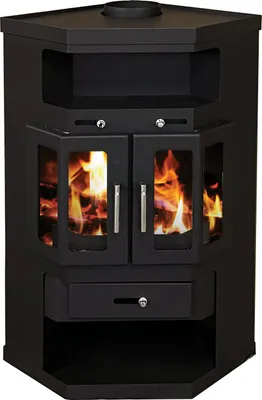 Produktbild von EEK A Eck-Kaminofen - Kaminofen Victoria 05 Panama 2 9.0 kW BImSchV Stufe 2