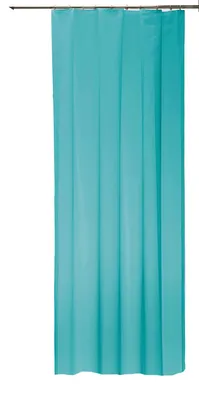 Produktbild von Vorhang türkis 140x245 cm transparent Kräuselband Gardine Organza Dekoschal