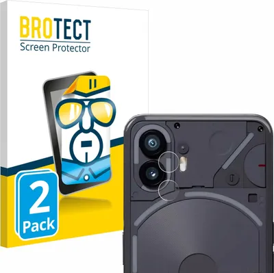 Produktbild von 2x Für Nothing Phone (2) (NUR Kameraschutz) Schutzfolie BROTECT Displayschutz Display Schutz Folie Klar Transparent