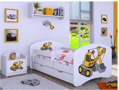 Immagine prodotto di BDW, letto per bambini con materasso e rete, 140x70
