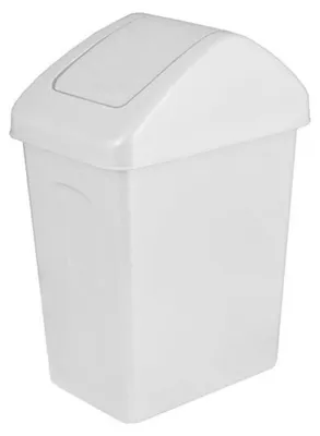 Obrázok produktu pre Branq Odpadkový kôš s výklopným vekom 25 l - biely