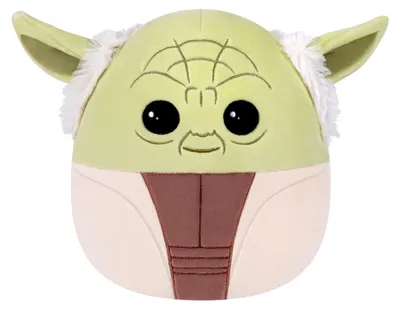 Produktbild von Squishmallows SQDI01956 - Star Wars Yoda 20 cm, offizielles Jazwares Plüsch, sup