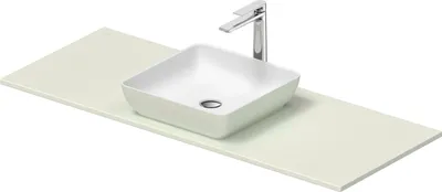 Image de Duravit Sivida Set lavabos rectangulaires incl. console 1280x500x123mm, 268020FH00