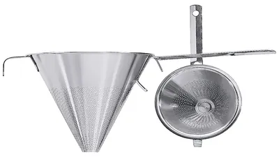 Zdjęcie produktu dla CONTACTO Sitko z płaską rączką, pojemność: 1,50 litra, wysokość: 180 mm, ø: 200 mm