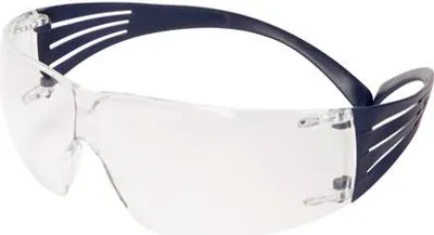 Produktbild von 3M™ SecureFit™ 200 Schutzbrille, blaue Bügel, Scotchgard™ Anti-Fog-/Antikratz-Beschichtung (K&N), transparente Scheibe, SF201SGAF-BLU-EU