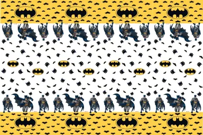 Tischdecke Batman 180x120 cm, Kunststoff, rechteckig