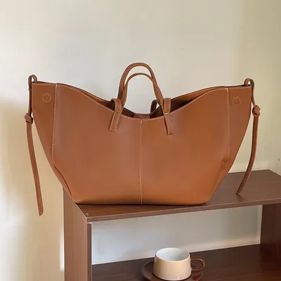 Produktbild von Umhängetasche Tasche Frauenhandtasche Shopper-Tasche Handtasche Aufbewahrungstasche Braun