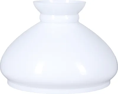 Produktbild von Petroleumglas weiß Ø 234mm Lampenglas Ersatzglas Leuchtenglas
