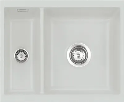 Produktbild von Unterbauspüle KeraDomo MERA 60 U/g in Alu mit Excenterbedienung