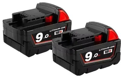 Produktbild von Akkus für Elektrowerkzeuge, 6000mAh Kapazität, kompatibel mit M18 Werkzeugen, 2PCS-9000mAh, 18V-e