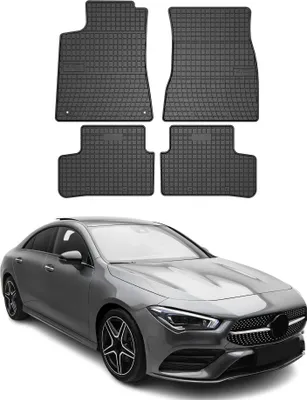 Immagine prodotto di 2019-2025 Mercedes Classe CLA C118 Tappetini in gomma nera 4 pz