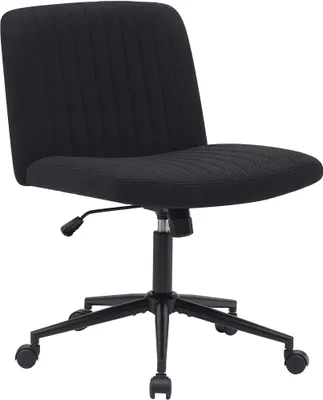 Produktbild von CLP Bürostuhl Kingman höhenverstellbar und drehbar schwarz Material Stoff
