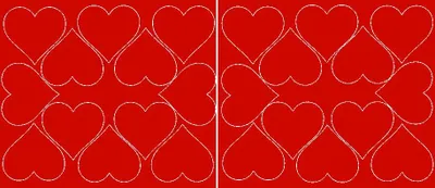 Immagine prodotto di Adesivi a forma di cuore per San Valentino, 7 cm, 24 pezzi, rosso brillante