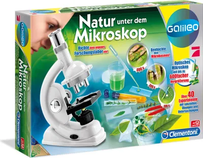 Produktbild von Clementoni 69804 Galileo - Natur unter dem Mikroskop