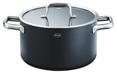 Produktbild von RÖSLE Kochtopf EBONIC Ø20 cm ProNero Keramik-Wabenbeschichtung 911061
