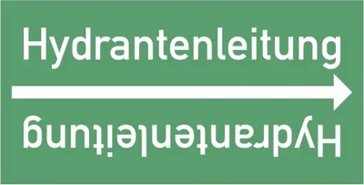 Produktbild von Dreifke® Rohrleitungsband Hydrantenleitung, DIN 2403, ab Ø 15mm, grün/weiß, 3...